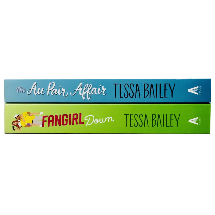 Big Shots Series By Tessa Bailey 2 Books Collection Set (Fangirl Down & The Au Pair Affair) - The Book Bundle