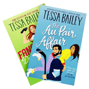 Big Shots Series By Tessa Bailey 2 Books Collection Set (Fangirl Down & The Au Pair Affair) - The Book Bundle