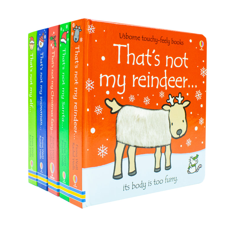 Usborne Touchy-Feely That's not my collection 5 Book Set (That's Not My Train, koala, Kangaroo, Car, Badger) - The Book Bundle