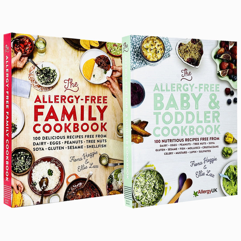 The Allergy-Free Baby & Toddler Cookbook & The Allergy-Free Family Cookbook 2 Books Collection Set - The Book Bundle