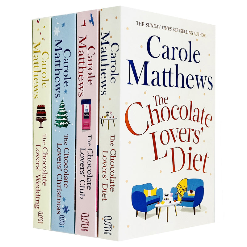 Carole Matthews Chocolate Lovers Series 4 Books Collection Set (Christmas, Wedding, Diet, Club) - The Book Bundle