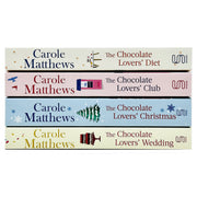 Carole Matthews Chocolate Lovers Series 4 Books Collection Set (Christmas, Wedding, Diet, Club) - The Book Bundle