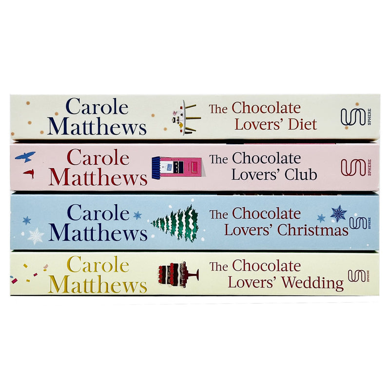 Carole Matthews Chocolate Lovers Series 4 Books Collection Set (Christmas, Wedding, Diet, Club) - The Book Bundle