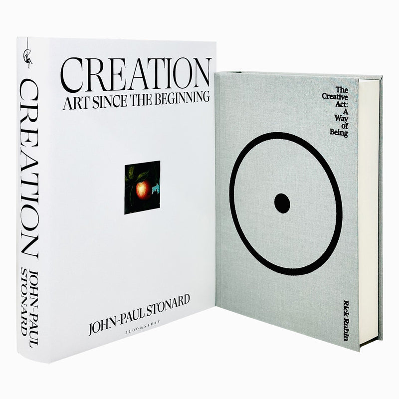 Two hardcover books from The Creative Act Series by Rick Rubin and John-Paul Stonard, non-fiction collection on creativity and art.