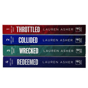 The Dirty Air Series 1-4 Books Collection Set By Lauren Asher (Throttled, Collided, Wrecked and Redeemed) - The Book Bundle