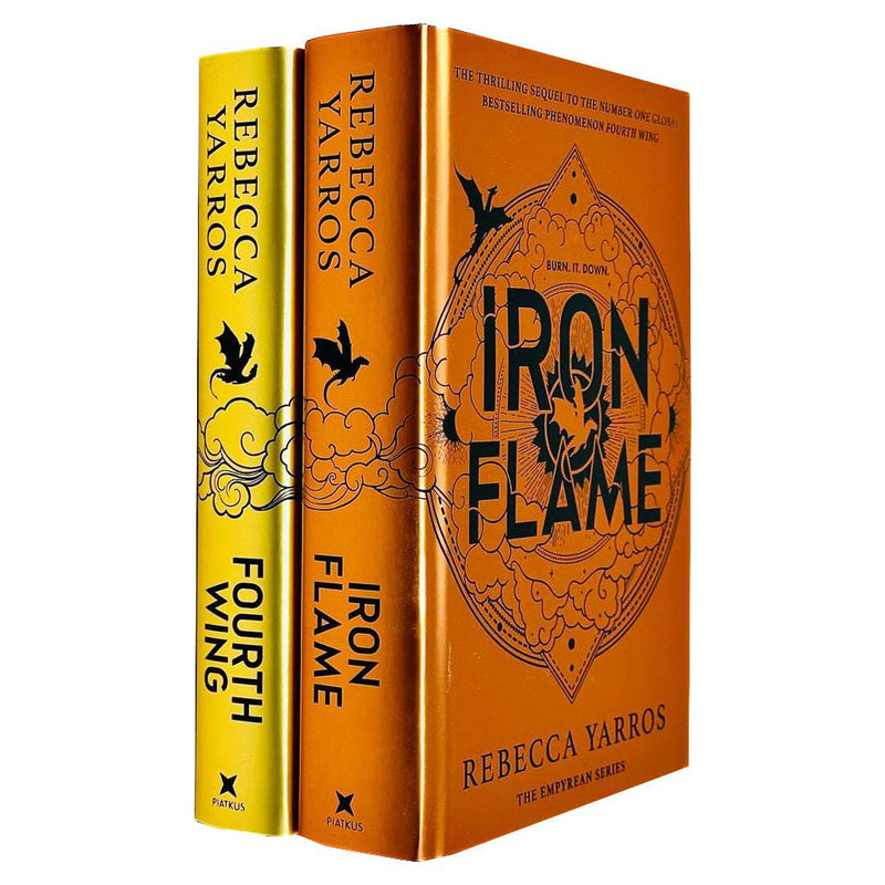 Empyrean Series Collection 2 Books Set by Rebecca Yarros Iron Flame, Fourth Wing - The Book Bundle