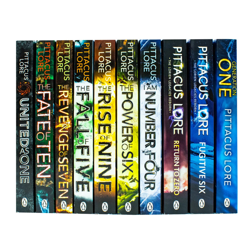The Lorien Legacies 10 Books Collection Set by Pittacus Lore - Fiction - Paperback