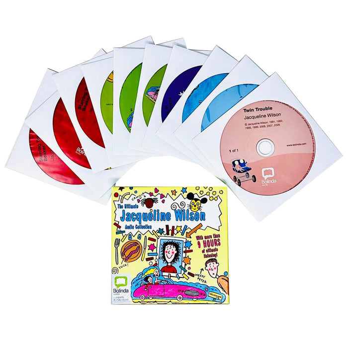 The Ultimate Jacqueline Wilson & Tom Gates The Extraordinary Audio Collection Set - The Book Bundle