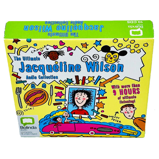 Six-book set of Jacqueline Wilson audio stories, featuring her popular children's novels in a collectible collection.