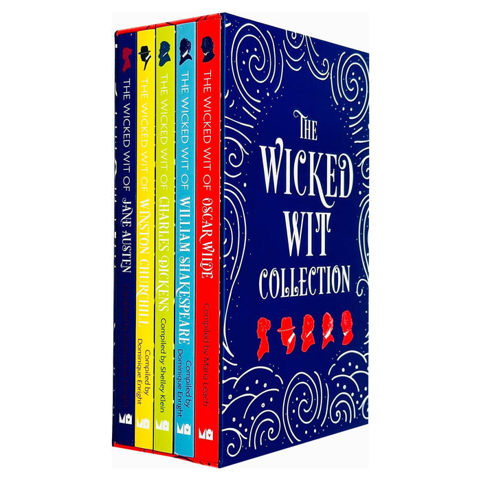 The Wicked Wit Collection 5 Books Set (Jane Austin, Winston Churchill, Charles Dickens) - The Book Bundle