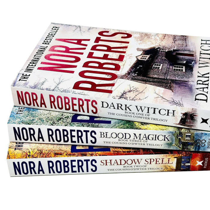 The Cousins O'Dwyer Trilogy 3 Book Collection Set by Nora Roberts (Dark Witch, Shadow Spell, Blood Magick) - The Book Bundle