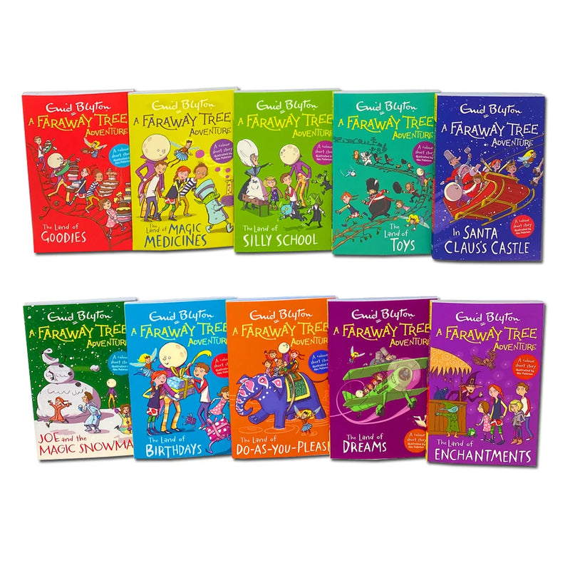 The Faraway Tree Adventures 10 Books Collection Box Set by Enid Blyton - Fiction - Paperback