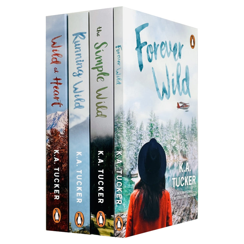 The Simple Wild series 4 Books Collection Set by K.A. Tucker (Running Wild) - The Book Bundle