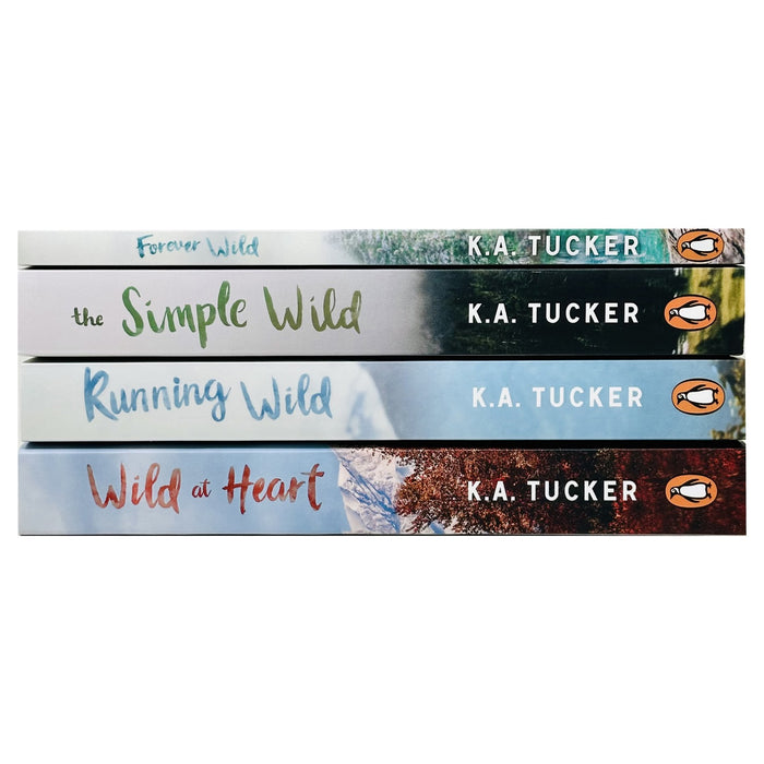 The Simple Wild series 4 Books Collection Set by K.A. Tucker (Running Wild) - The Book Bundle