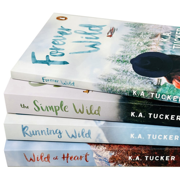 The Simple Wild series 4 Books Collection Set by K.A. Tucker (Running Wild) - The Book Bundle