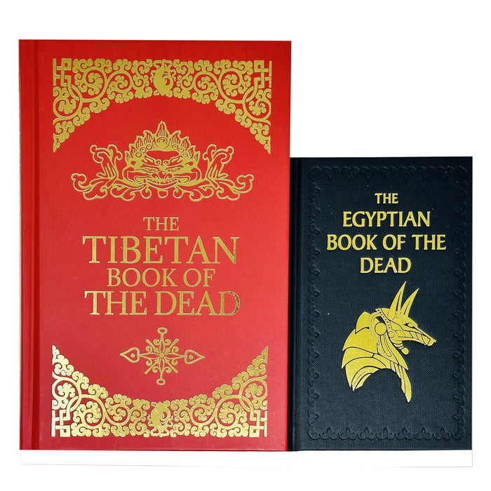 Egyptian Book of the Dead EA Wallis Budge, Tibetan Book of the Dead 2 Books Set - The Book Bundle