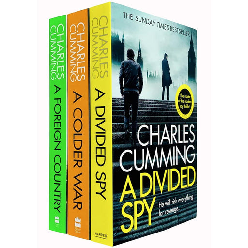 Thomas Kell Spy Thriller Series 3 Books Collection Set By Charles Cumming (A Foreign Country, A Colder War & A Divided Spy) - The Book Bundle