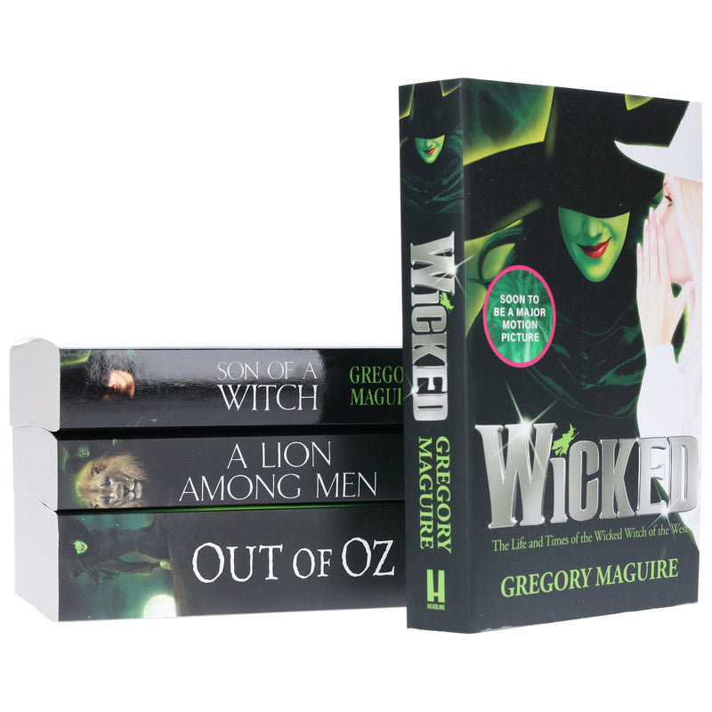 Thumbnail image of Gregory Maguire's Wicked Years Series 4-book collection set, including Wicked, Son of a Witch, A Lion Among Men, and Out of Oz.