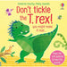 DON'T TICKLE Touchy Feely Sound Books by Sam Taplin 3 Books Collection Set (Shark!, T. rex! & Elephant!) - The Book Bundle