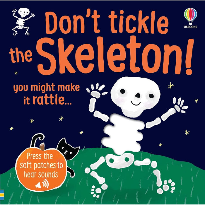 DON'T TICKLE Touchy Feely Sound Books Series 3 Books Collection Set (Ghost, Skeleton & Rhino) - The Book Bundle