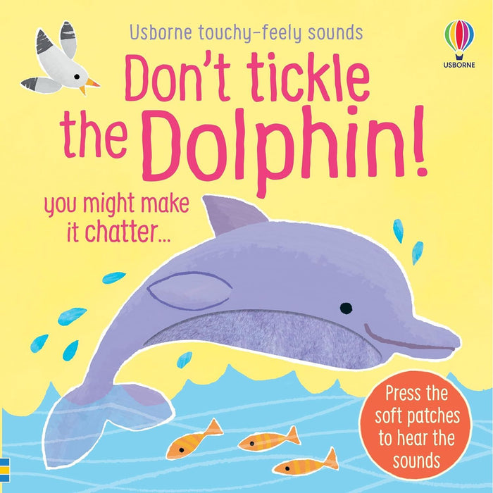 DON'T TICKLE Touchy Feely Sound Books by Sam Taplin 3 Books Collection Set (Tiger!, Dolphin! & Hippo!) - The Book Bundle