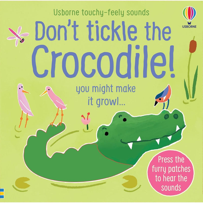 Touchy Feely Sound Books collection by Sam Taplin featuring Gorilla, Crocodile, and Dinosaur with colorful illustrations and textured pages.