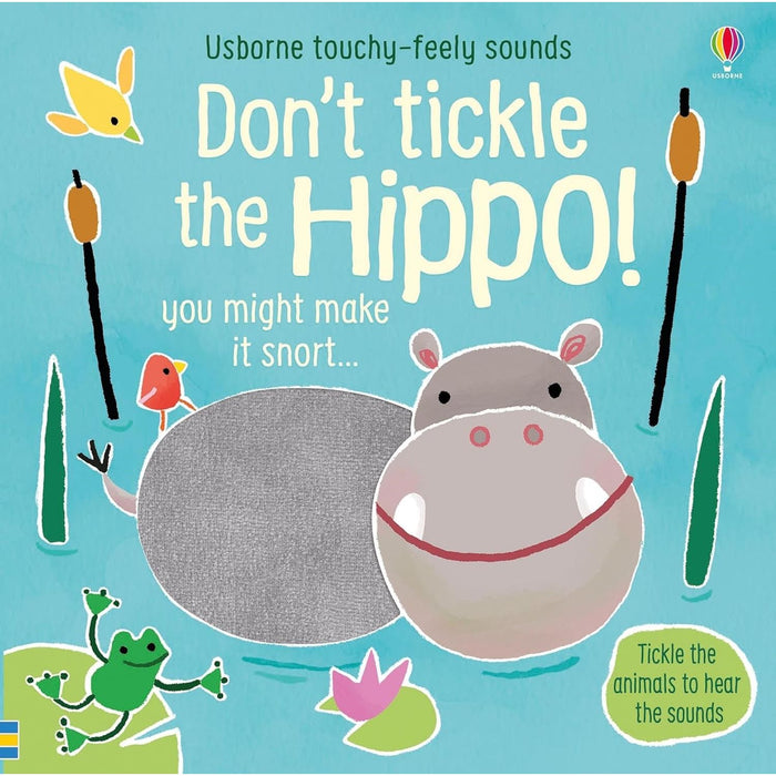 DON'T TICKLE Touchy Feely Sound Books by Sam Taplin 3 Books Collection Set (Tiger!, Dolphin! & Hippo!) - The Book Bundle