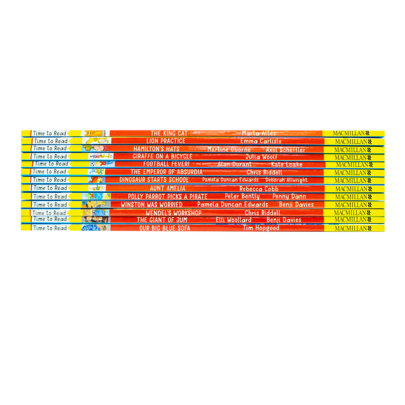Time To Read 13 Books Collection Set (The Giant of Jum, King Cat, Wendel's Workshop, Winston was Worried) - The Book Bundle
