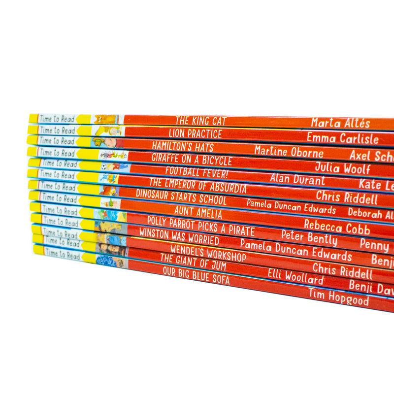 Time To Read 13 Books Collection Set (The Giant of Jum, King Cat, Wendel's Workshop, Winston was Worried) - The Book Bundle