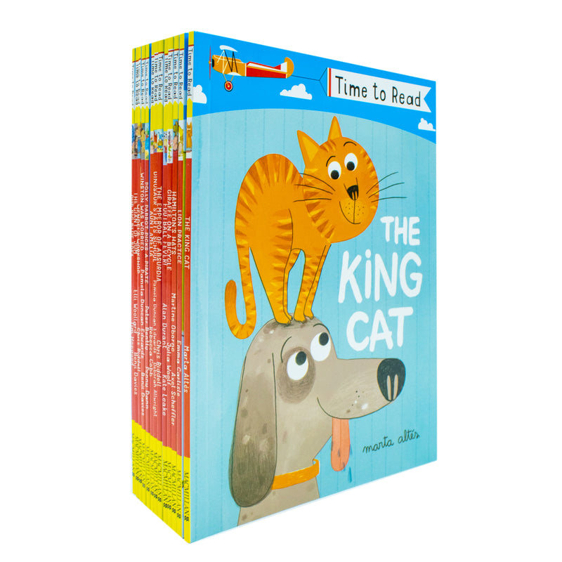 Time To Read 13 Books Collection Set (The Giant of Jum, King Cat, Wendel's Workshop, Winston was Worried) - The Book Bundle