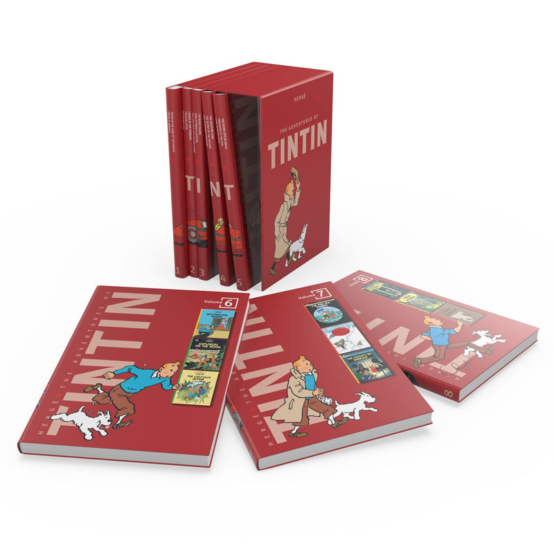 The Adventures of Tintin: The Complete 8-Book Collection Set by Hergé - Fiction - Hardback