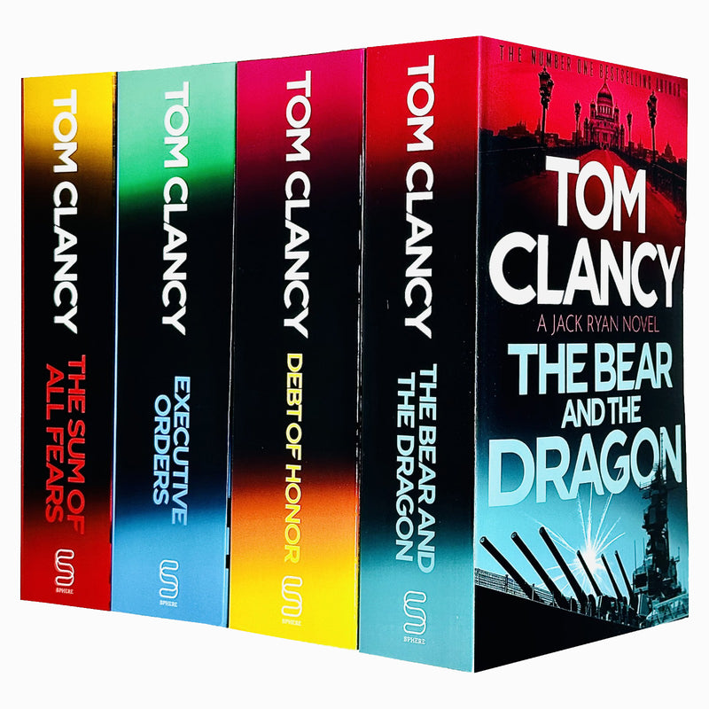 Tom Clancy Jack Ryan Series 4 Books Collection Set (The Bear and the Dragon) - The Book Bundle