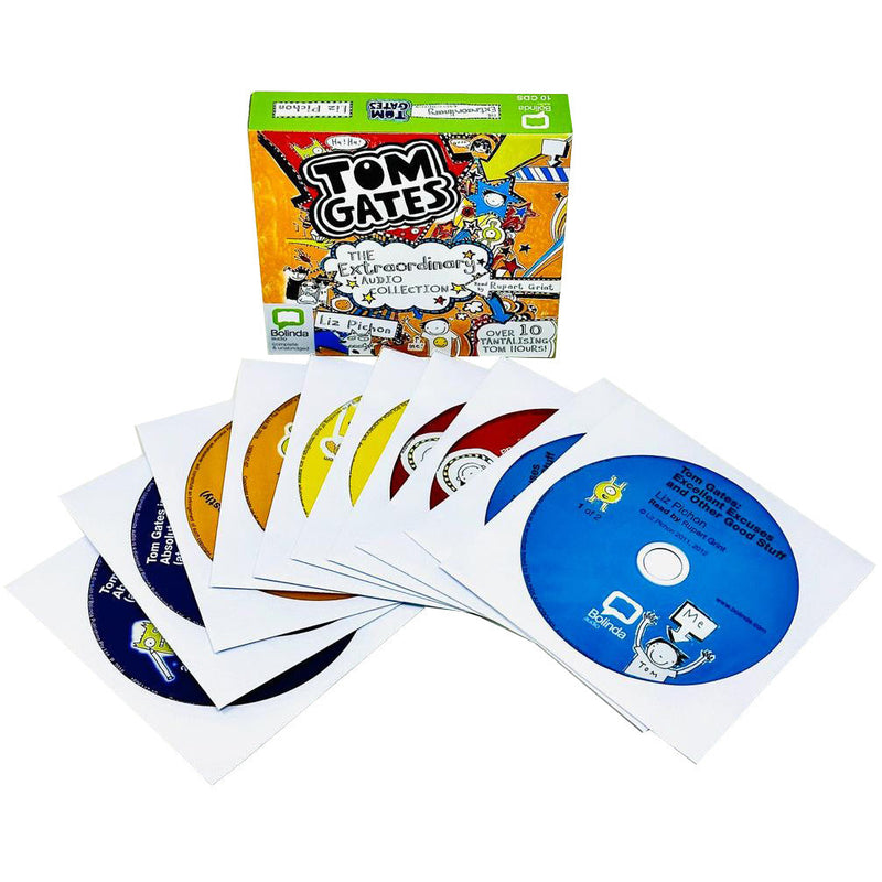 The Ultimate Jacqueline Wilson & Tom Gates The Extraordinary Audio Collection Set - The Book Bundle