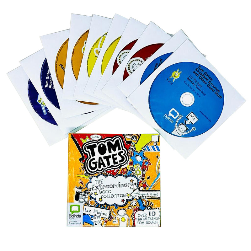 The Ultimate Jacqueline Wilson & Tom Gates The Extraordinary Audio Collection Set - The Book Bundle