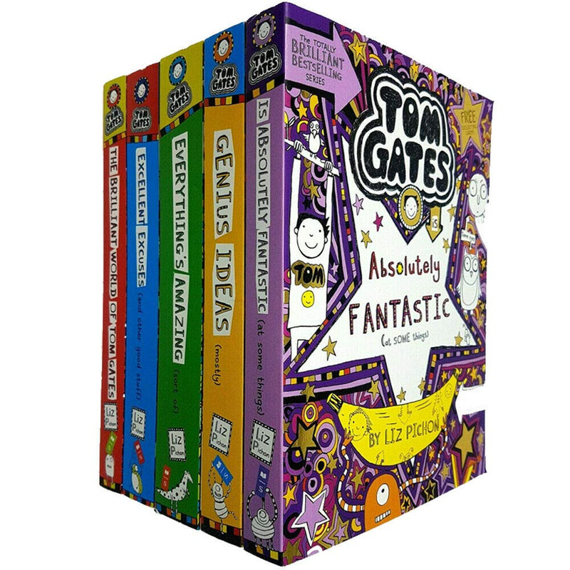 Tom Gates Series 15 Books Collection Set by Liz Pichon - Ages 7-12 - Mixed Format