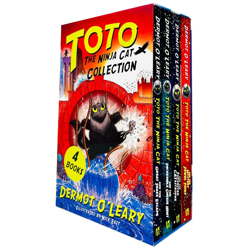 Toto the Ninja Cat Series 4 Books Collection Set By Dermot O’Leary