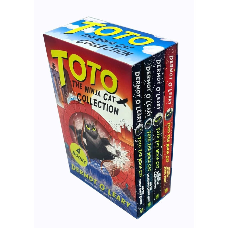 Toto the Ninja Cat Series 4 Books Collection Set By Dermot O’Leary