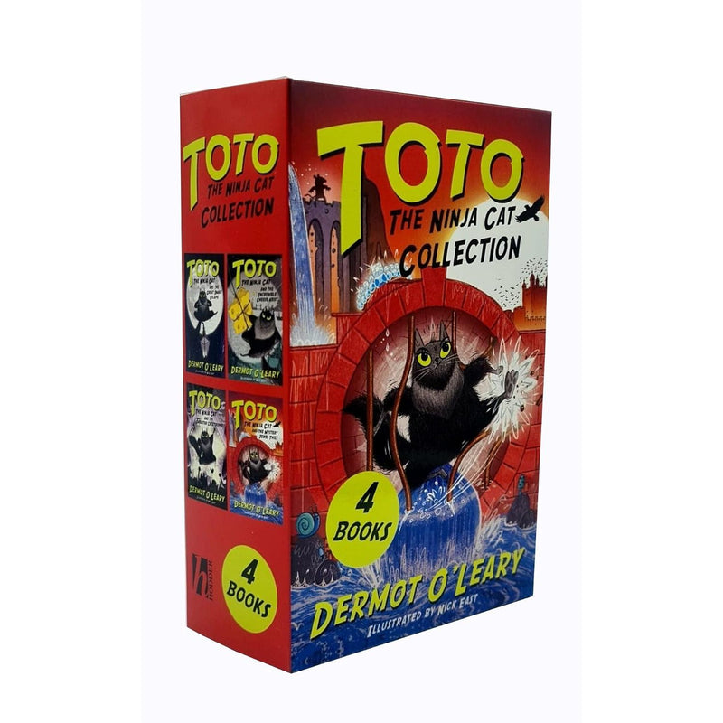 Toto the Ninja Cat Series 4 Books Collection Set By Dermot O’Leary