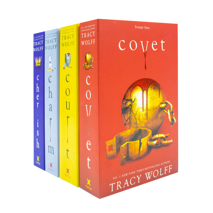 Crave Series 4 Books Collection Set By Tracy Wolff (Charm, Covet, Cherish & Court) - The Book Bundle