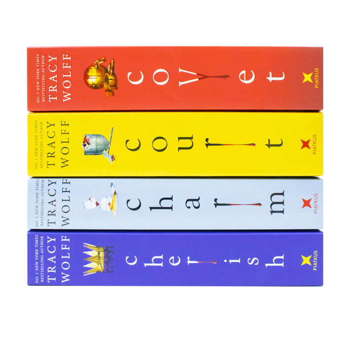 Crave Series 4 Books Collection Set By Tracy Wolff (Charm, Covet, Cherish & Court) - The Book Bundle