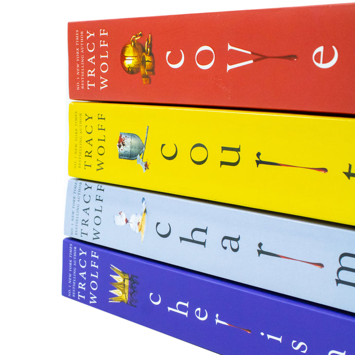 Crave Series 4 Books Collection Set By Tracy Wolff (Charm, Covet, Cherish & Court) - The Book Bundle