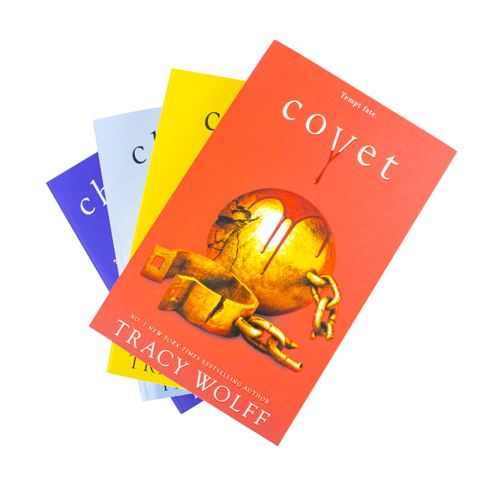 Crave Series 4 Books Collection Set By Tracy Wolff (Charm, Covet, Cherish & Court) - The Book Bundle