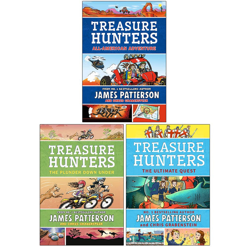 Treasure Hunters Series 6-8 Books Collection Set By James Patterson