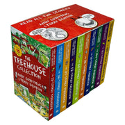 The Treehouse Storey Books 1 - 10 Collection Set by Andy Griffiths & Terry Denton (13-Storey, 26-Storey, 39-Storey, 52-Storey, 65-Storey) - The Book Bundle