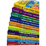The Treehouse Storey Books 1 - 10 Collection Set by Andy Griffiths & Terry Denton (13-Storey, 26-Storey, 39-Storey, 52-Storey, 65-Storey) - The Book Bundle