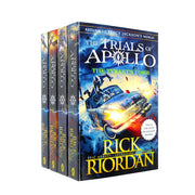The Trials of Apollo Series Books 1 - 4 Collection Set by Rick Riordan (Hidden Oracle, Dark Prophecy, Burning Maze & Tyrant's Tomb) - The Book Bundle