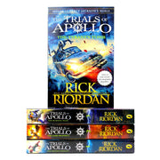 The Trials of Apollo Series Books 1 - 4 Collection Set by Rick Riordan (Hidden Oracle, Dark Prophecy, Burning Maze & Tyrant's Tomb) - The Book Bundle