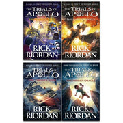 The Trials of Apollo Series Books 1 - 4 Collection Set by Rick Riordan (Hidden Oracle, Dark Prophecy, Burning Maze & Tyrant's Tomb) - The Book Bundle