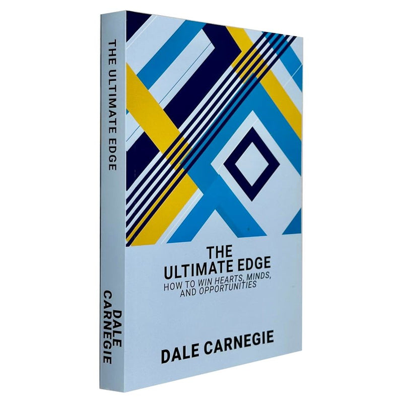 Book cover of "The Ultimate Edge" by Dale Carnegie, published by Rupa Publications, featuring the title and author's name on the cover.