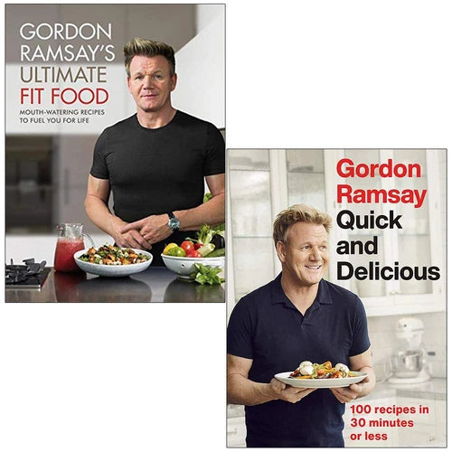 Quick & Delicious & Ultimate Fit Food 2 Books Collection Set by Gordon Ramsay - Non Fiction - Hardcover
